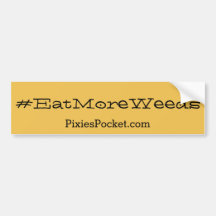 adhésif pour pare-chocs de #eatmoreweeds