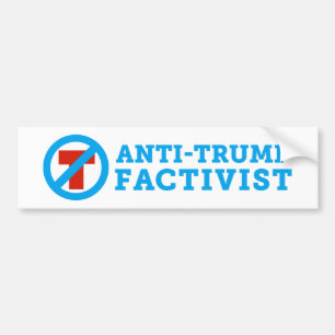 Autocollant De Voiture Adhésif pour pare-chocs de FACTivist d'Anti-Atout