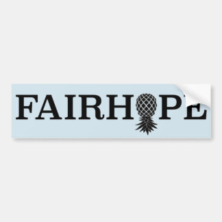 Autocollant De Voiture Adhésif pour pare-chocs de Fairhope - ananas à