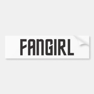 Autocollant De Voiture Adhésif pour pare-chocs de Fangirl