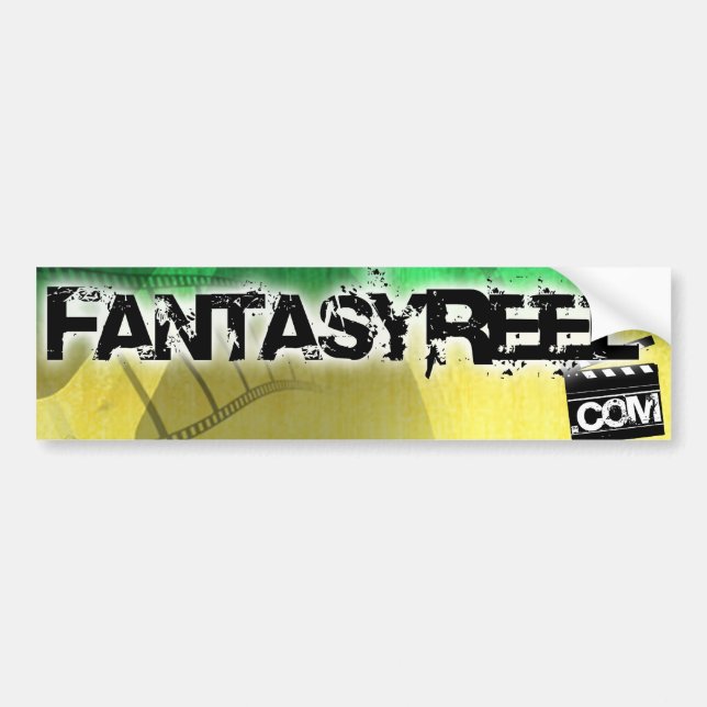 Autocollant De Voiture adhésif pour pare-chocs de FantasyReel.com (Devant)