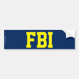Autocollant De Voiture Adhésif pour pare-chocs de FBI