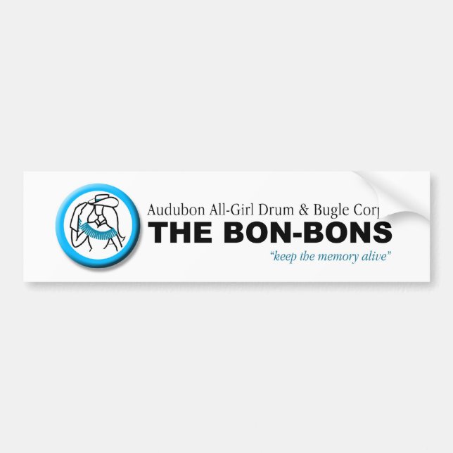 Autocollant De Voiture Adhésif pour pare-chocs "de fèves de fève" (Devant)