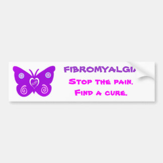 Autocollant De Voiture Adhésif pour pare-chocs de FIBROMYALGIE