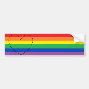Autocollant De Voiture Adhésif pour pare-chocs de fierté de LGBT