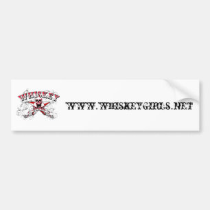 Autocollant De Voiture Adhésif pour pare-chocs de filles de whiskey