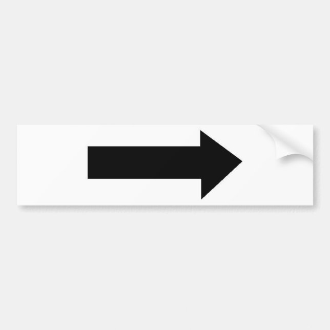 Autocollant De Voiture adhésif pour pare-chocs de flèche (Devant)