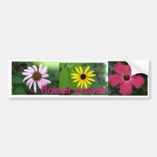 Autocollant De Voiture adhésif pour pare-chocs de flower power