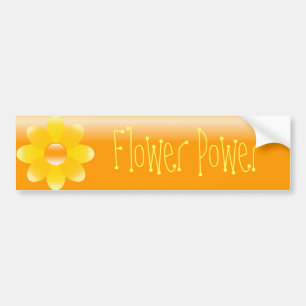 Autocollant De Voiture Adhésif pour pare-chocs de flower power