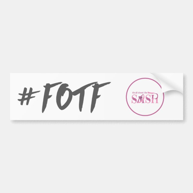 Autocollant De Voiture Adhésif pour pare-chocs de FOTF (Devant)