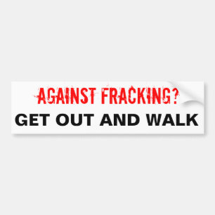 Autocollant De Voiture Adhésif pour pare-chocs de Fracking, blanc