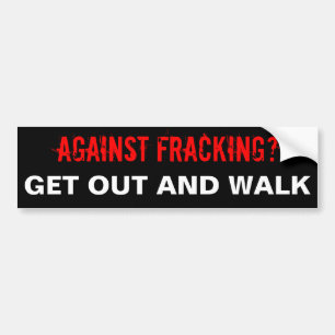 Autocollant De Voiture Adhésif pour pare-chocs de Fracking, noir