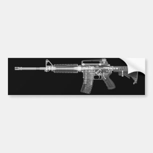 Autocollant De Voiture Adhésif pour pare-chocs de fusil de