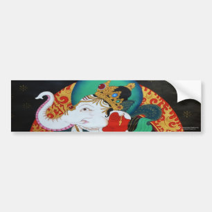 Autocollant De Voiture Adhésif pour pare-chocs de Ganesh de danse