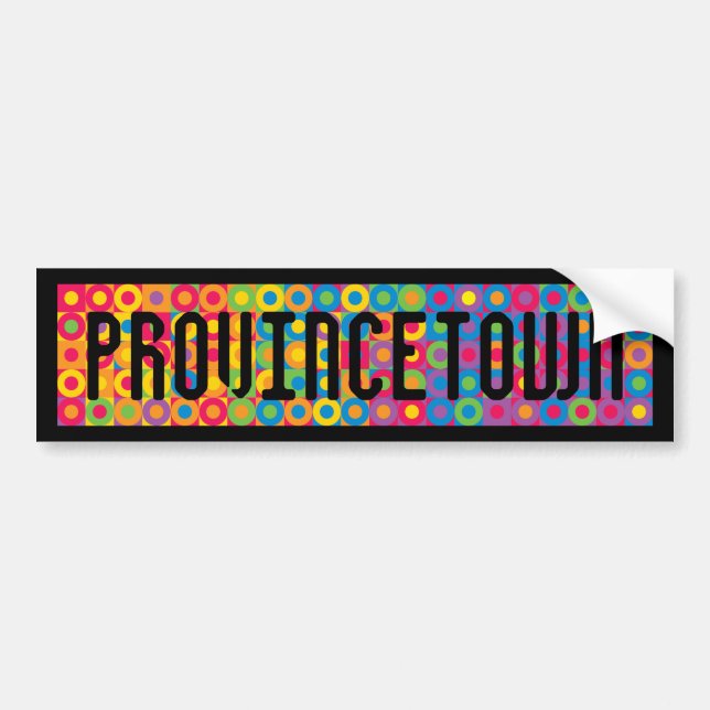 Autocollant De Voiture Adhésif pour pare-chocs de gay pride (Devant)