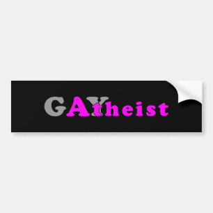 Autocollant De Voiture Adhésif pour pare-chocs de Gaytheist
