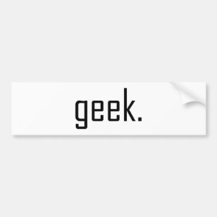 Autocollant De Voiture adhésif pour pare-chocs de geek