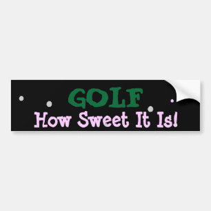 AUTOCOLLANT DE VOITURE ADHÉSIF POUR PARE-CHOCS DE GOLF