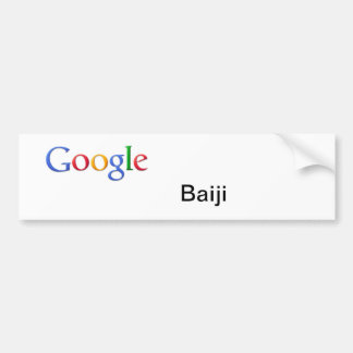 Autocollant De Voiture Adhésif pour pare-chocs de Google Baiji