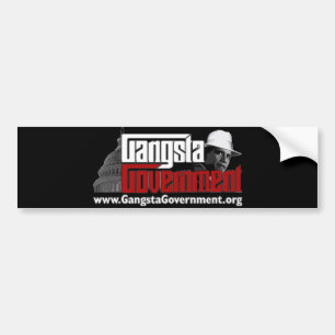 Autocollant De Voiture Adhésif pour pare-chocs de gouvernement de Gangst
