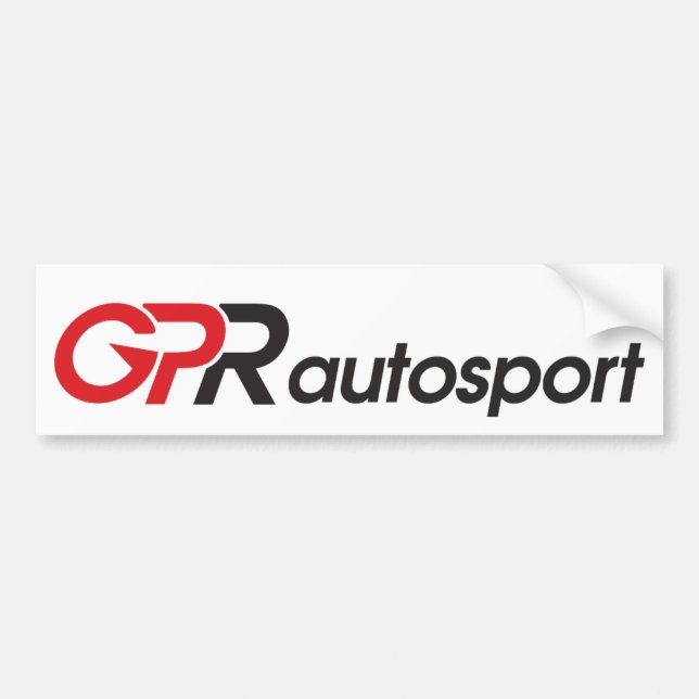 Autocollant De Voiture Adhésif pour pare-chocs de GPR Autosport (Devant)