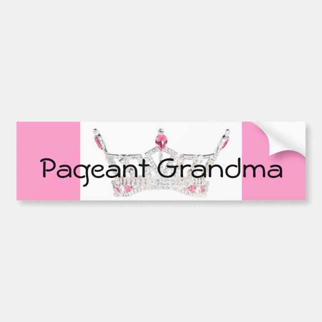 Autocollant De Voiture Adhésif pour pare-chocs de GRAND-MAMAN de (Devant)