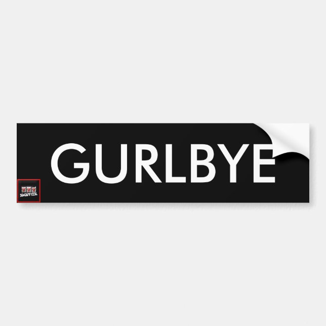 Autocollant De Voiture Adhésif pour pare-chocs de GURLBYE (Devant)