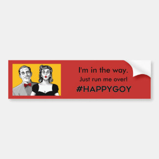 Autocollant De Voiture Adhésif pour pare-chocs de Happygoy !