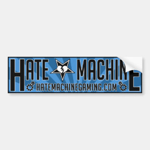 Autocollant De Voiture Adhésif pour pare-chocs de HMG (bleu)