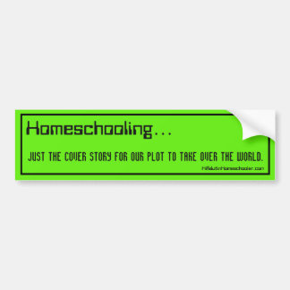 Autocollant De Voiture Adhésif pour pare-chocs de Homeschool - succédez