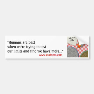 Autocollant De Voiture Adhésif pour pare-chocs de "humains" de BSfN