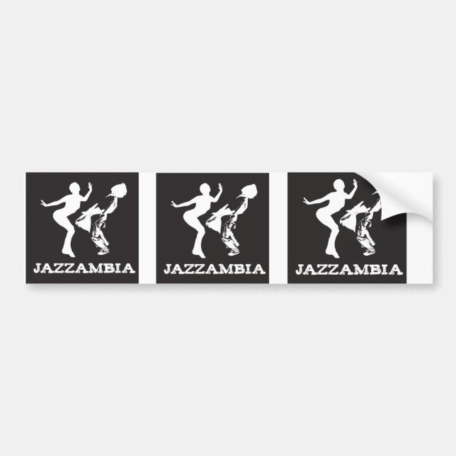 Autocollant De Voiture Adhésif pour pare-chocs de JAZZAMBIA (Devant)