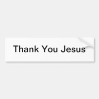 Adhésif pour pare-chocs de Jésus de Merci
