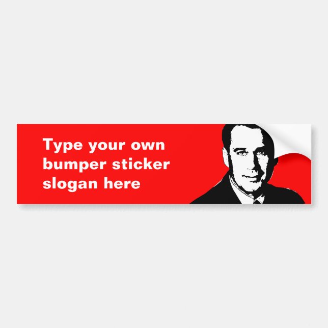 Autocollant De Voiture Adhésif pour pare-chocs de John Boehner (Devant)