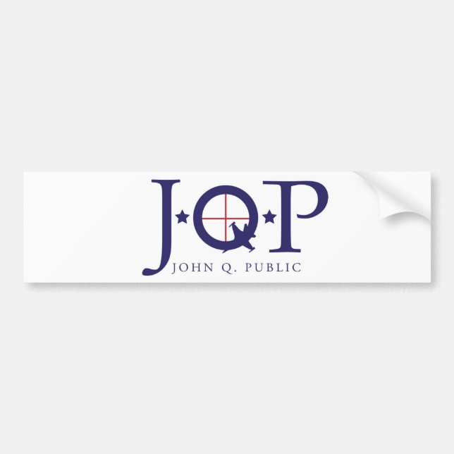 Autocollant De Voiture Adhésif pour pare-chocs de JQP (Devant)