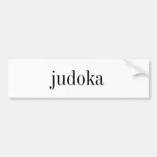 Autocollant De Voiture adhésif pour pare-chocs de judoka