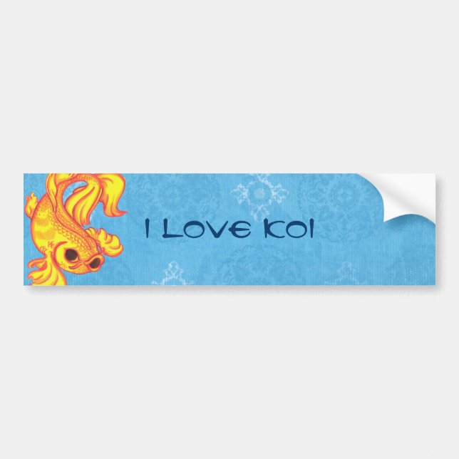 Autocollant De Voiture Adhésif pour pare-chocs de Koi (Devant)