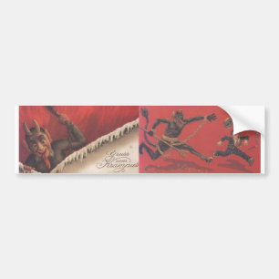 Autocollant De Voiture Adhésif pour pare-chocs de Krampus