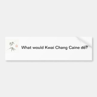 Autocollant De Voiture Adhésif pour pare-chocs de Kwai Chang