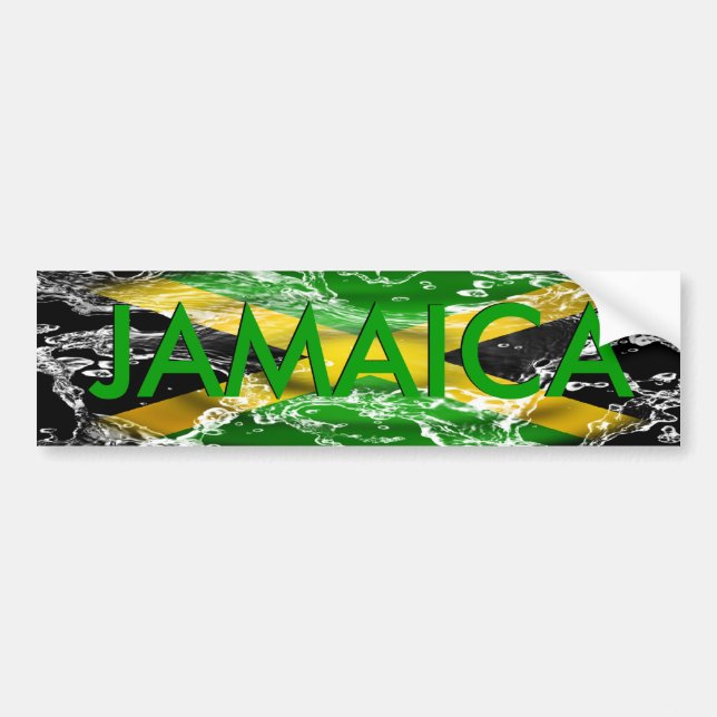 Autocollant De Voiture Adhésif pour pare-chocs de la Jamaïque (Devant)