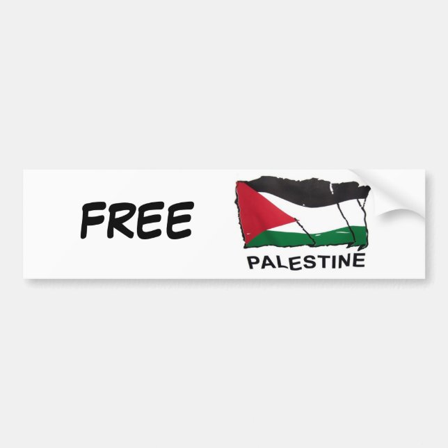Autocollant De Voiture adhésif pour pare-chocs de la Palestine (Devant)