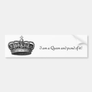 Autocollant De Voiture Adhésif pour pare-chocs de la Reine