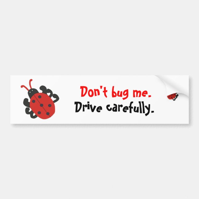 Autocollant De Voiture Adhésif pour pare-chocs de Ladybird (Devant)