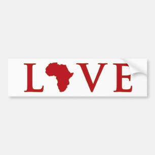 Autocollant De Voiture Adhésif pour pare-chocs de l'Afrique d'amour