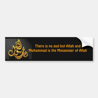 Autocollant De Voiture Adhésif pour pare-chocs de l'anglais de Shahadah