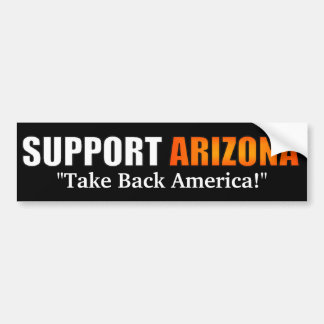 Autocollant De Voiture Adhésif pour pare-chocs de l'Arizona de soutien