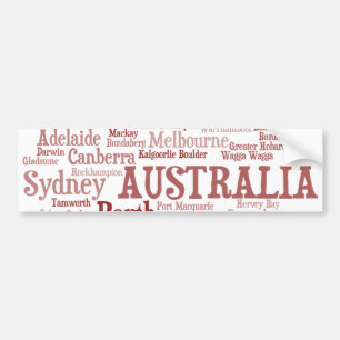 Autocollant De Voiture Adhésif pour pare-chocs de l'AUSTRALIE
