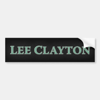 Autocollant De Voiture Adhésif pour pare-chocs de Lee Clayton