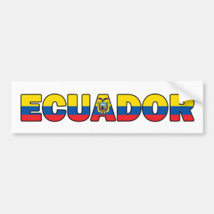 Autocollant De Voiture Adhésif pour pare-chocs de l'Equateur