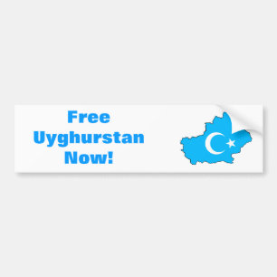 Autocollant De Voiture Adhésif pour pare-chocs de liberté d'Uyghur